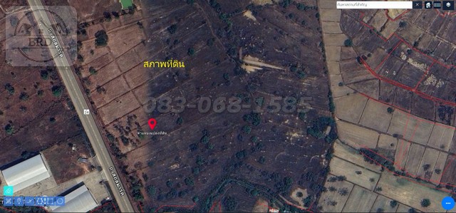 ติดถนนใหญ่ 8 เลน ที่ดินสีเขียว สร้างโกดัง- คลังสินค้า ทำโครงการขนาดใหญ่ วารินชำราบ เนื้อที่ 96-1-35 ไร่ ไร่ละ 1.5 ล้าน อุบลราชธานี