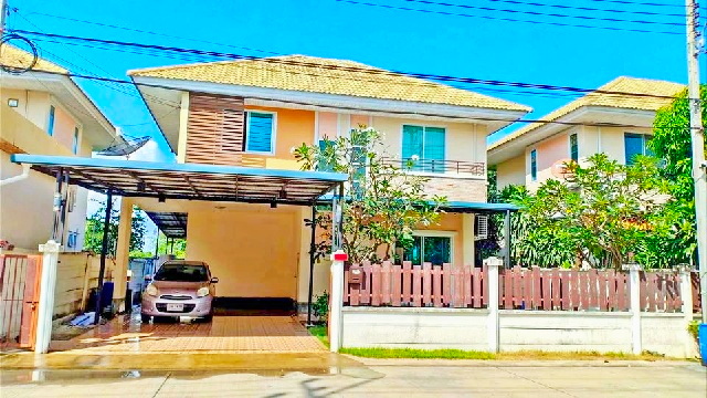 จัดเต็มเฟอร์ 3-4นอน 100ไร่ วัดป่ามหาไชย 540ม. คาเฟ่ 1.5กม. บ้านเกาะ  ให้เช่าบ้านเดี่ยวหรู 2ชั้น 62ตร.วา. 242ตร.ม.  3น้ำ นิคมสมุทรสาคร 