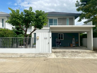 ขายบ้านเดี่ยว สภาพใหม่ ตกแต่งครบ พร้อมอยู่โครงการมัณฑนา เพชรเกษม-สาย 4 (Mantana Phetkasem-Sai 4) ตำแหน่งบ้านดีอยู่ใกล้คลับเฮ้าท์ส่วนกลาง