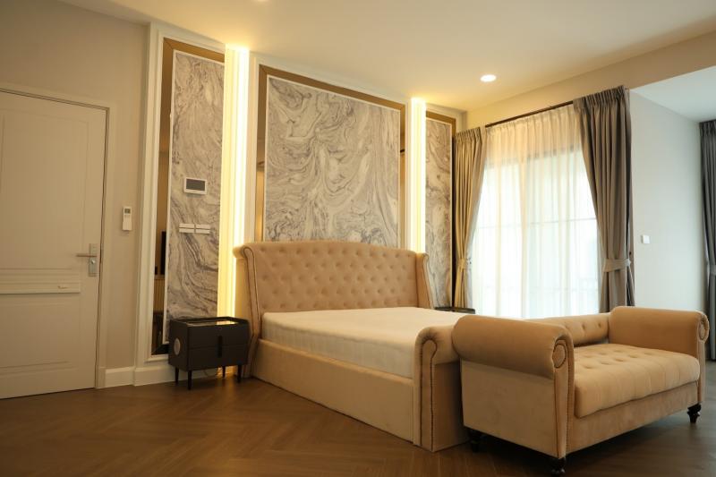 ขายบ้านนันทวันพร้อมสระว่ายน้ำ 150วา ติดสวน 5ห้องนอน 6ห้องนอน ถนนกรุงเทพกร๊ฑา