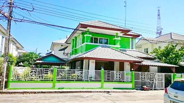 ตลาด บางพลีซิตี้ 2กม.รร.สาธิตบางนา 1.4 กม. 4นอน  ให้เช่าบ้านเดี่ยว 2ชั้น 66ตร.วา.266ตร.ม. 3น้ำ บ้านโล่ง  รพ.จุฬารัตน์ 3  2.1 กม