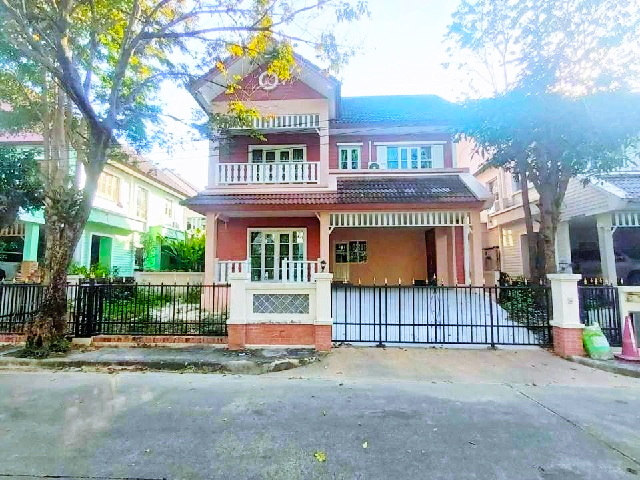 รร.นานาชาติสารสาสน์วิเทศศึกษา 900ม. ประชาอุทิศ98 บ้านเดี่ยว 2ชั้น 4นอน 62ตร.วา.242ตร.ม. 2 น้ำ  ตลาดประชาอุทิศ90 700ม.