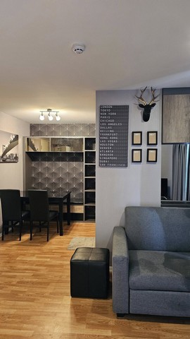 ปล่อยเช่า ลุมพินี พระนั่งเกล้า ริเว่อวิลล์ ห้องแต่งครบ พร้อมอยู่  เฟอร์ครบ ทำเลดี ราคาดี ใกล้รถไฟฟ้า