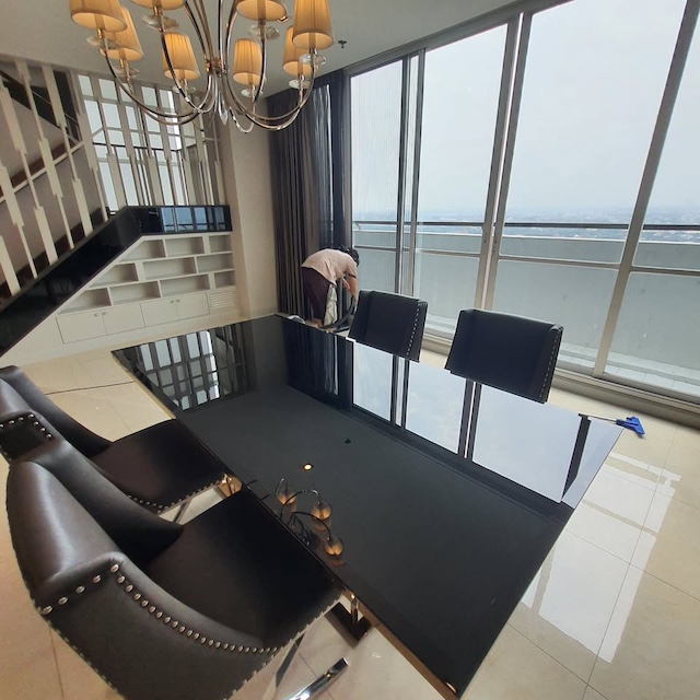 BH3645 ให้เช่า Penthouse Duplex สุดหรู 2 ชั้น The Four Wings Residence ศรีนครินทร์ ห้องหัวมุม ชั้นบนสุด วิวเมืองเต็มตา
