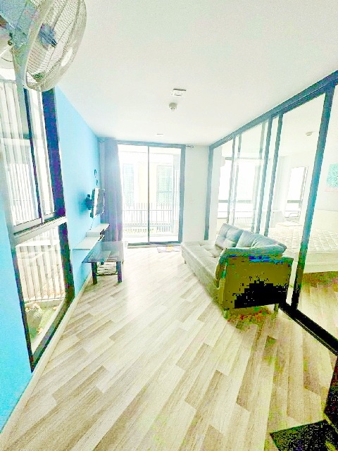 พร้อมเฟอร์ 1นอน 1น้ำ 1แอร์ เดอะ คริสตัล 1.8 กม ให้เช่า Vento Condo 35ตร.ม. ม.ศรีปทุม บางเขน 4.7กม. MRT มัยลาภ 3.1 กม. 