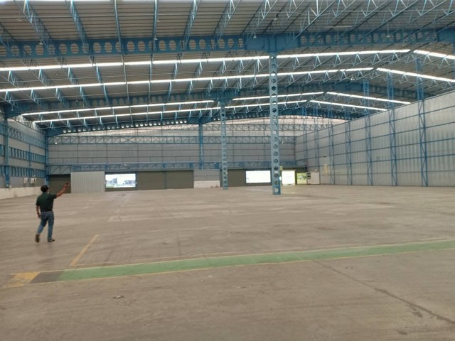 ให้เช่าโรงงานสมุทรปราการ โกดังเช่าสมุทรปราการ ผังม่วงเข้ม พื้นที่ใช้สอย 10,000 ตรม.