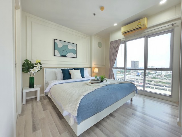  ขาย The key แจ้งวัฒนะ ห้องมุมสวยชั้นสูงลมโกรกโล่งสบาย