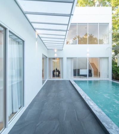 บ้านพูลวิลล่า ใกล้กาดฝรั่ง 900 ม. บ้านหรูสไตล์โมเดิร์น วิวดอยสุเทพ ใกล้ รร.นานาชาติหลายแห่ง