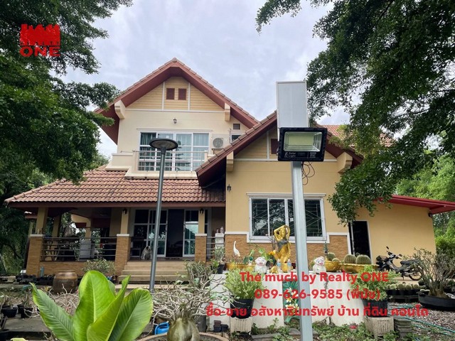 บ้านสวยพร้อมที่ดิน 2 ชั้น 17ไร่ 90 ตร.ว. ท่าช้าง-โคราช อำเภอเฉลิมพระเกียรติ  พื้นที่ใช้สอยตัวบ้าน 432 ตร.ม เพียง 25 ลบ.