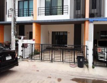 ขายทาวน์เฮ้าส์มือสอง อำเภอพระสมุทรเจดีย์ จังหวัดสมุทรปราการ โครงการ สุขสำราญ