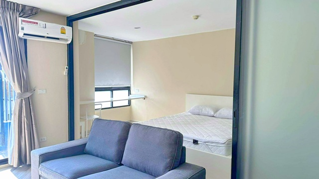 ตลาดนัดหัวมุม 1.2 กม.Vento​ Condo . เกษตร-นวมินทร์ ให้เช่า คอนโด​ ตึก​A ชั้น4 ​พร้อมเฟอร์ เครื่องใช้ไฟฟ้า ม.ศรีปทม 1นอน 1น้ำ  40ตร.ม