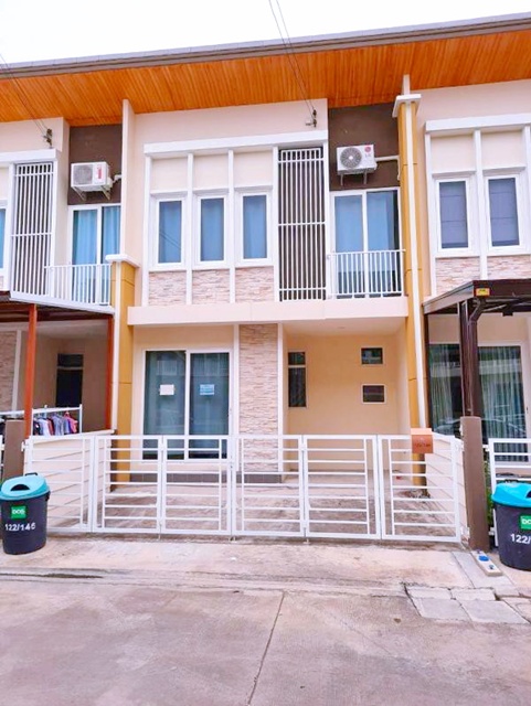 บิ๊กซี พันท้ายนรสิงห์ 1.2 กม.4 นอน 2 น้ำ ให้เช่าทาวน์เฮ้าส์หรู 2 ชั้น บุญถาวรพระราม2 1.5 กม. พร้อม เครื่องใช้ไฟฟ้า   รร.บางน้ำจืด 1.7 กม.  