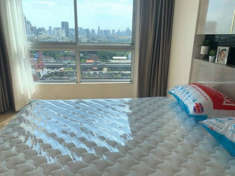 ศุภาลัยเวอเรนด้า พระราม9 ห้องบิ๊วอิน 1 ห้องนอน 38 ตร.ม  ทิศใต้ วิวหน้าโครงการ