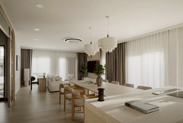 เช่าบ้านเดี่ยว 2 ชั้น The City บางนา ขนาด 86 ตร.วา สไตล์ Japandi  Scandinavian เฟอร์ครบ ใกล้ Mega บางนา