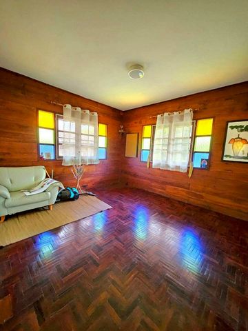 บ้านสวยพร้อมสวน ให้เช่า 15,000 บาท/เดือน ขาย 5.85 ล้าน #สันกำแพง บ้านไม้ 2 ชั้น พื้นที่กว้าง พร้อมเข้าอยู่