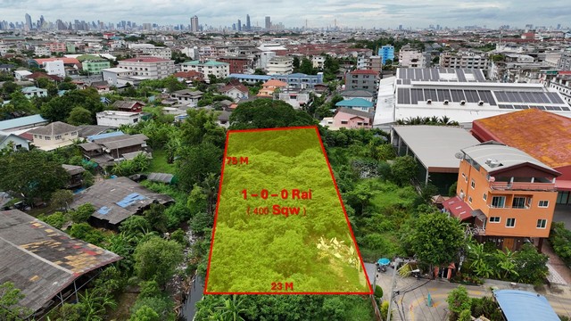 ขาย ที่ดิน - พ.ท. 1 Rai 0 Ngan 0 sq.wa  12900000 บาท ไม่ไกลจาก บิ๊กซีเพลสประชาอุทิศ โอกาสเดียวห้ามพลาด