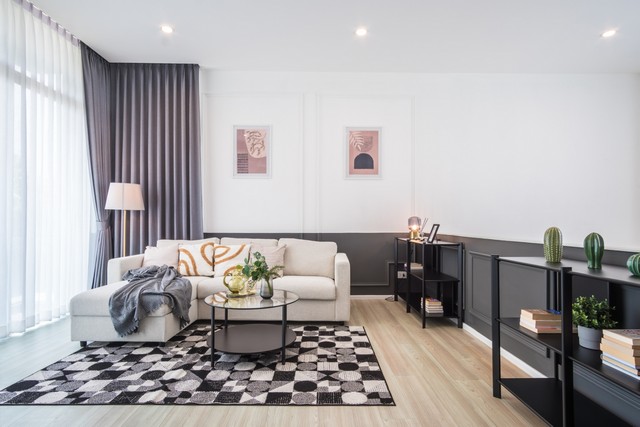 HR2682ให้เช่าทาวน์โฮม 3 ชั้น หลังมุม โครงการ Nirvana Define พระราม 9 ใกล้เดอะไนน์ พร้อมอยู่