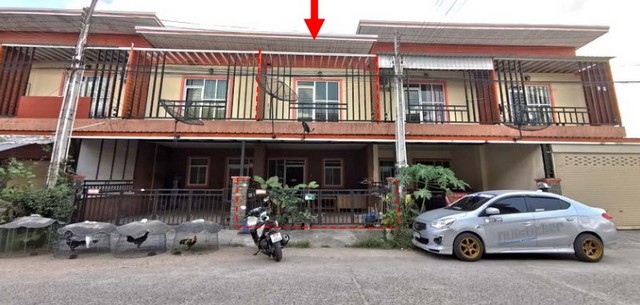 ขายทาวน์เฮ้าส์หมู่บ้านเทพประทานพร 10 ซอยเทพประทานพร 7 ถนนโป่งสะเก็ด-ห้วยปราบ ตำบลบ่อวิน อำเภอศรีราชา จังหวัดชลบุรี