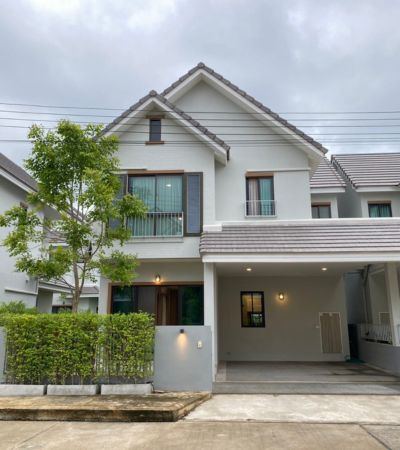 บ้านเดี่ยวตรงข้าม รร.นานาชาติ Grace : GIS เฟอร์ครบ แอร์ครบ รับสัตว์เลี้ยงได้ 