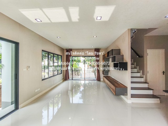 บ้าน ขายบ้านเดี่ยว 2 ชั้น รีโนเวทแล้ว ในหมู่บ้าน ถ.ติวานนท์-แจ้งวัฒนะ 52.3 ตร.ว. 3 น 3 น้ำ 2 จอดรถ ราคา 5.69 ล้านบาท  5690000 THAI BAHT ไม่ไกลจาก ตลาดดวงแก้วพลาซ่า ครบครัน ปทุมธานี