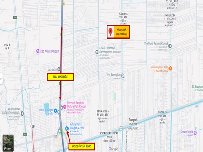 ขายต่ำกว่าราคาตลาด! ที่ดินเปล่า ใกล้ห้างฟิวเจอร์พาร์ค รังสิต 200 ตารางวา เหมาะปลูกบ้าน อยู่อาศัย หรือทำกิจการขนาดเล็ก