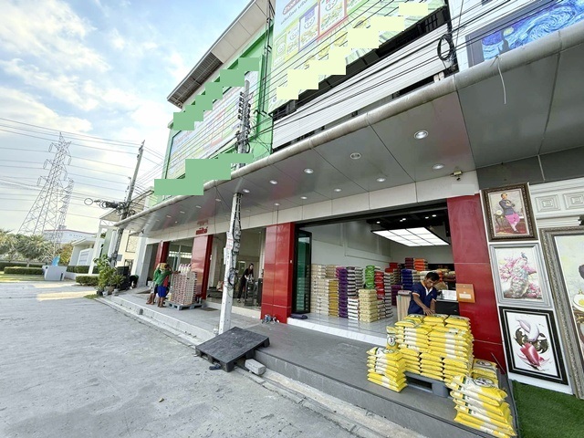 ติดถนนใหญ่  4นอน กัลปพฤกษ์ ถ.กาญจนาภิเษก ให้เช่าอาคารพาณิชย์ 2 คูหา 4 ชั้น 52 ตร.วา. 1,002ตร.ม. แม็คโคร บางบอน 1.4กม. เอกชัย  4น้ำ