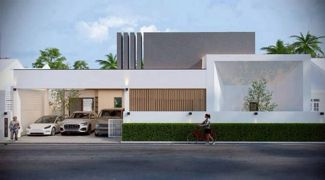 พูลวิลล่าหรู ดีไซน์โมเดิร์น ทำเลคุณภาพ สันกำแพง     