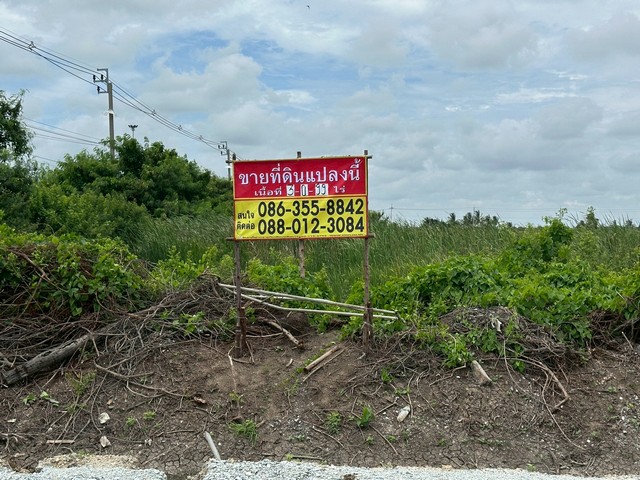 ขายที่ดินเปล่า เนื้อที่ 3-0-99 ไร่  ติดถนนกรุงเทพ-ชลบุรี สายไหม่