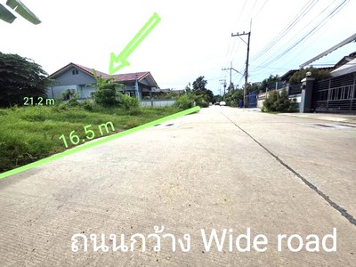 ขายที่ดินถมแล้ว แปลงมุม!! พัทยา ติดถนน 2 ด้าน!!!  ขายที่ดิน 83 ตรว.หนองหัวแรด 1,พัทยา(pattaya) ตำบล ตะเคียนเตี้ย อำเภอบางละมุง ชลบุรี