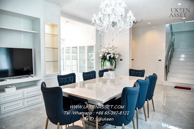 ให้เช่าบ้านเดี่ยว 3 ชั้นอมตะนครพร้อมสระว่ายน้ำส่วนตัว เช่า 70,000 บาท/เดือน ขาย 35 ล้าน ทำเลศักยภาพสูง