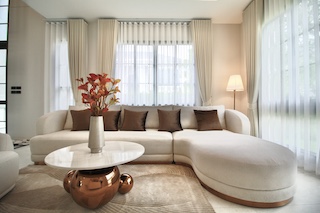 BH3685 ให้เช่าบ้านเดี่ยวหลังใหญ่ 2 ชั้น ตกแต่งใหม่ โครงการเศรษฐสิริ บางนา กม.10 (Sansiri 10 East) บ้านใหม่ สวยหรู พร้อมเข้าอยู่ทันที แปลงมุม