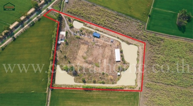 P6 ที่ดิน 11 ไร่ 10 ตร.วา ถมแล้ว ติดโซล่าเซลล์ สุพรรณบุรี