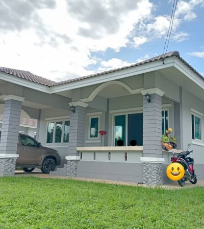 บ้านเดี่ยวชั้นเดียว ติด รร.บ้านแม่แต พร้อมอยู่ ราคาดีมาก แถมเฟอร์บางส่วน