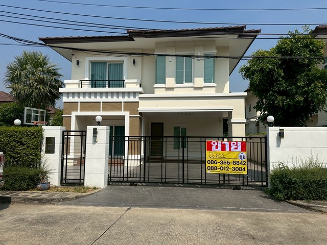 ขายบ้านเดี่ยว พร้อมอยู่   66 ตรว.  โครงการหมู่บ้านเดอะซิตี้ ราชพฤกษ์ วงเวียนพระราม 5  พร้อมเฟอร์บิ้วอิน 