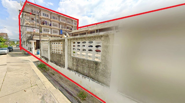 350 ม. อาคารพาณิชย์ 6 คูหา 4.5 ชั้น MRTสีส้ม รามคำแหง60 กรุงเทพกรีฑา 1-7  1 ไร่ 90 ตารางวา 3102ตรม. บิ๊กซี หัวหมาก 1.7 กม.