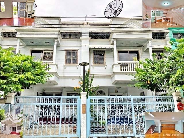 ตลาดบางคอแหลม 800 ม.เจรุริญกรุง105-109 Terminal21 พระราม3 155ม. 5นอน ให้เช่าทาวน์เฮาส์ 3 ชั้น 420 ตร.ม. 35 ตร.วา. 3 น้ำ   