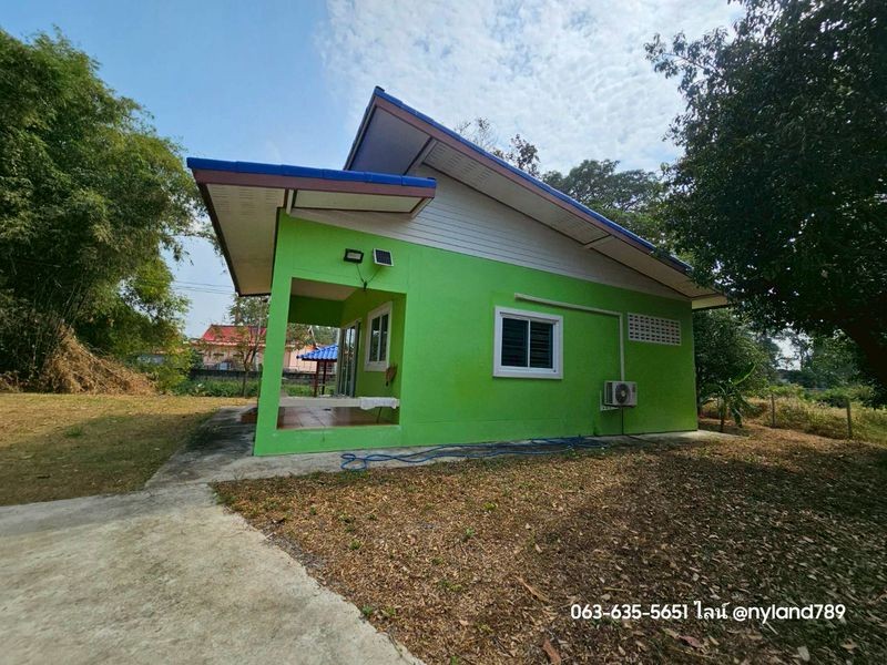 ขายบ้านสวนติดแม่น้ำนครนายก ต.ท่าช้าง อ.เมืองนครนายก สงบร่มรื่น สายบุญสายธรรมชื่นชอบ ตรงข้ามวัดโบสถ์การ้อง แม่น้ำสวยสะอาดตา