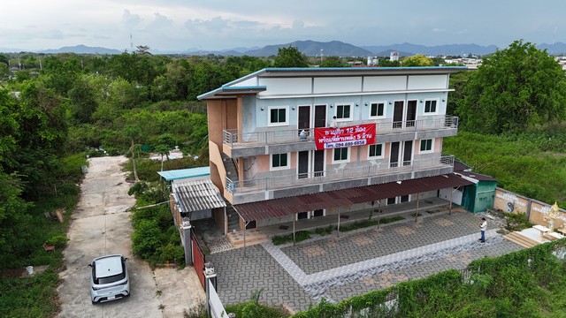 [ขาย] อาคารห้องเช่า 12 ห้อง | ปราณบุรี | ใกล้โลตัส 3 นาที | รวมที่ดินด้านหลัง | 5 ล้าน
