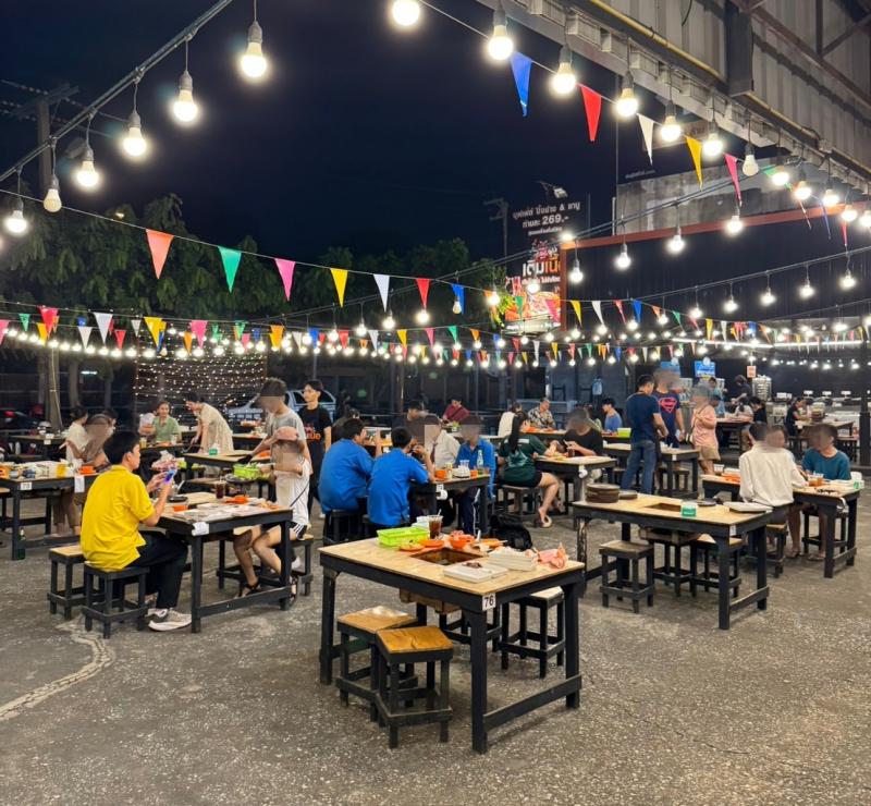 เซ้งถูกๆ ร้านหมูกระทะ ริมถนนรามคำแหง ใกล้วัดเทพลีลา เปิดบริการมากว่า 3 ปี