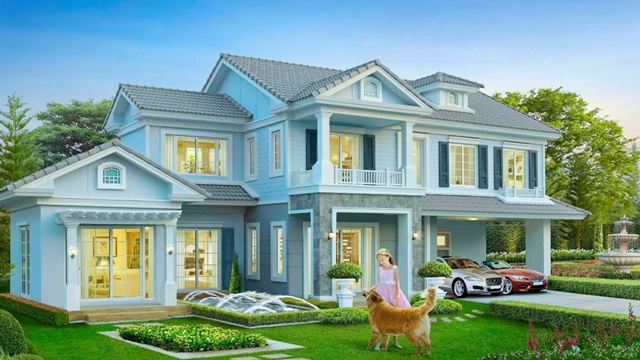 ให้เช่าคฤหาสน์หรู 2ชั้นหรูหรา แม็คโคร บางบอน 1. กม. จัดเต็มเฟอร์ เอกชัย96-104 -วงแหวน  7-11 100ม. MRT หลักสอง 5.9 กม.  122 ตร.วา. 342 ตร.ม. 