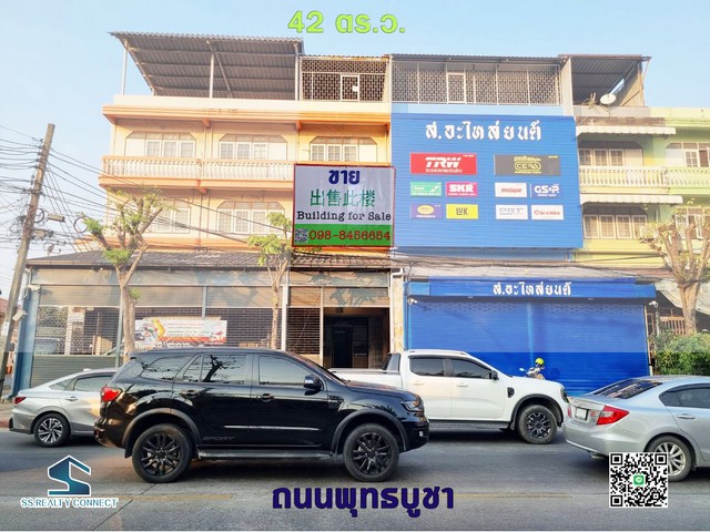 ขายตึกถนนพุทธบูชา 42 ตร.ว. 3 ชั้น พร้อมดาดฟ้า พุทธบูชา ทุ่งครุ 