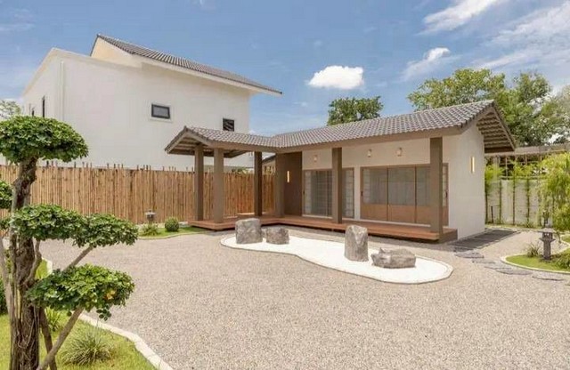 บ้านสร้างใหม่ 2 ชั้น สไตลืญี่ปุ่น เรียบง่าย อบอุ่น ดอยสะเก็ด