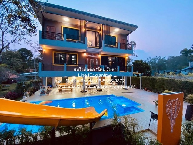 รหัส  DSL-925 sale บ้าน บ้านพักตากอากาศ สไตล์พูลวิลล่า @หมูสี เขาใหญ่ (ใกล้สนามกอล์ฟคีรีมายา) 113 ตร.ว. 4 น 5 น้ำ ราคา 9.9 ล้านบาท   4นอน 9900000 thb ใกล้กับ สนามกอล์ฟคีรีมายา สะดวกสบาย