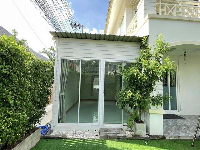 P1059 ให้เช่า ขาย บ้านเดี่ยว 2 ชั้น 66 ตรว. โครงการ บ้านสวนราชา เกษตร-นวมินทร์ ซ.รามอินทรา 14 ฮวงจุ้ยดี เฟอร์พร้อมอยู่