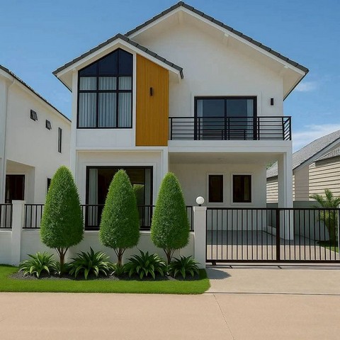 ให้เช่าบ้านใหม่ เลี้ยงสัตว์ได้ หลังกาดฝรั่ง หางดง   