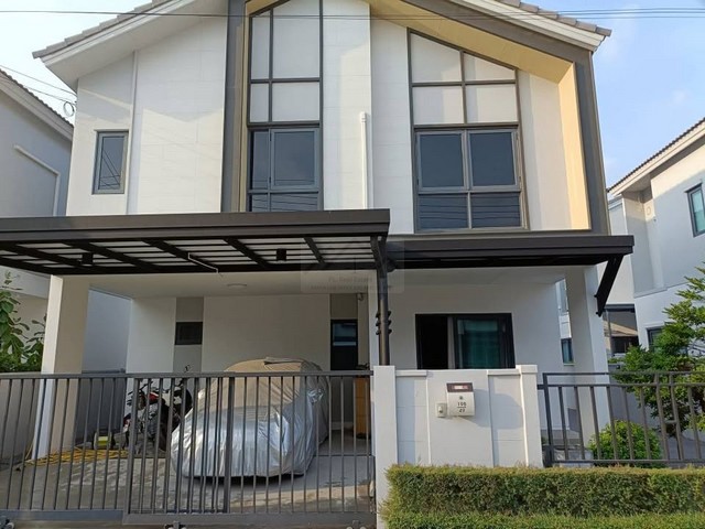 ให้เช่าบ้านเดี่ยว 2 ชั้น 40 ตรว. 4 ห้องนอน หมู่บ้าน SENSE บางนา-สุวรรณภูมิ ซอยกิ่งแก้ว 29 สไตล์สแกนดิเนเวียน สภาพใหม่พร้อมเข้าอยู่