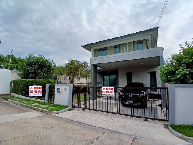 sss508 ขาย บ้านเดี่ยว บุราสิริวงแหวนอ่อนนุช ซอยเจโมกิ่งแก้ว 25/1 เฟอร์นิเจอร์ครบ หลังมุม