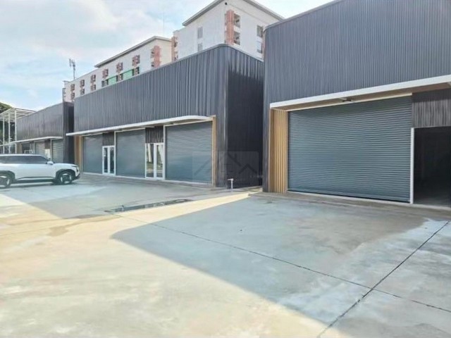 ให้เช่าโกดังสร้างใหม่พร้อมออฟฟิศ 113ตรม. พระราม9 ซอย59 หลัง รพ.สมิติเวช ศรีนครินทร์ เหมาะทำโกดัง Studio และ Cafe สำนักงาน คลังสินค้า โชว์รูม