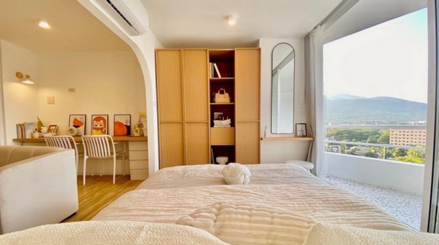 ขายห้องคอนโด เจซี ฮิลล์เพลส เจ็ดยอด JC Hill place ชั้น11 ห้องมุม 28ม. 1.85ลบ. ฟรีโอน ของแถม วิวดอยสุเทพ ต.ช้างเผือก อ.เมืองเชียงใหม่