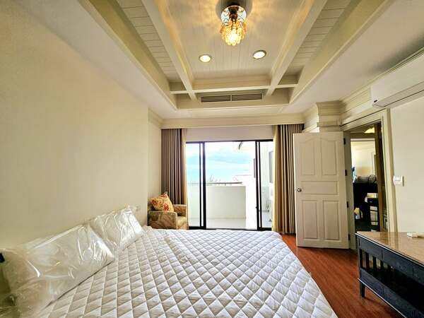 ขายคอนโดติดหาดนาจอมเทียน :: บีชวิลล่า วิภาวดี 3 ห้องนอน 3 ห้องน้ำ :: ห้องสวยสไตล์วินเทจ เฟอนิเจอร์เครื่องใช้ไฟฟ้าครบ พร้อมเข้าอยู่